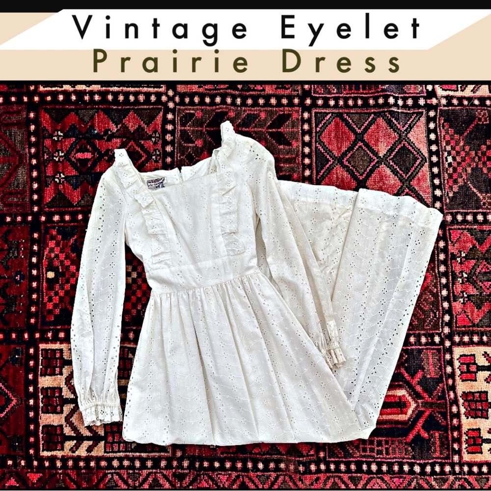 Adorable vintage prairie dress Act I New York, Young Dimensions Saks Fifth